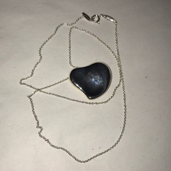 💙 Tiffany Elsa Perretti Full Heart Necklace 💙 - Picture 8 of 8